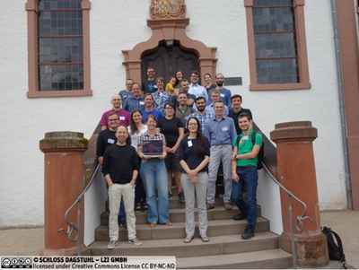 A picture of the participants in the Dagstuhl Seminar on Security of Machine Learning, which also shows most of the authors of this collaboration. The picture includes Dr. Fabio Pierazzi (KCL), Dr. Nicola Paoletti (KCL), Dr. Giovanni Apruzzese (UniLi), Dr. David Freeman (Meta), Dr. Hyrum Anderson (RobustIntelligence), Dr. Kevin Roundy (NortonLifeLock).