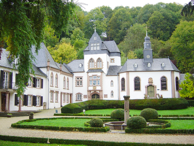 A picture of the castle where the prestigious Dagstuhl Seminars are organized.